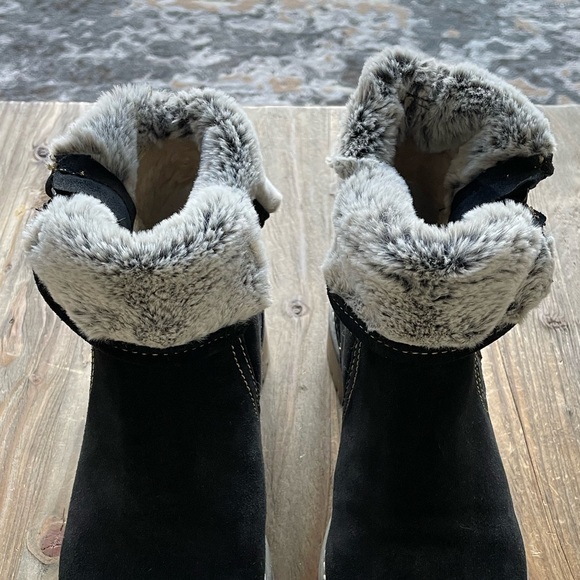 Waterproof boots round toe. NWOT black shoes #women #warm #Ericmichael - Picture 3 of 16